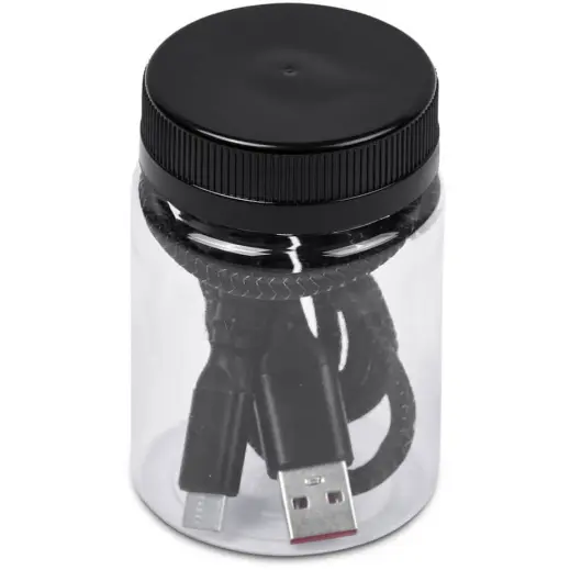 Altitude Muttle Fast Charge USB-A to Type-C Charging Cable in Jar Top